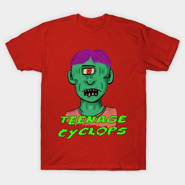 Teenage Cyclops T-Shirt by YesElliott